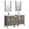 thumbnail image 1 of Fresca FVN62-241224-UNS Torino 60" Free Standing Double Vanity Set, 1 of 5