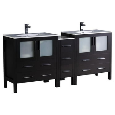Torino 72'' Double Bathroom Vanity Set