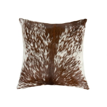 Torino Cowhide Pillow Black and White 12x20 Natural 1 Piece