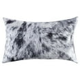 thumbnail image 1 of Torino Cowhide Pillow Black and White 12x20 Natural 1 Piece, 1 of 2