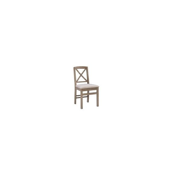 Torino Grey Wash X Back Dining Chair 2Pk