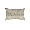 thumbnail image 1 of Natural Torino Madrid Cowhide Pillow | Natural/gold | 12"x20", 1 of 3