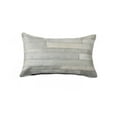 thumbnail image 1 of Natural Torino Madrid Cowhide Pillow | Grey | 12"x20", 1 of 4