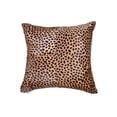 thumbnail image 1 of Torino Quattro Cowhide Pillow 18x18 Cheetah Natural 1 Piece, 1 of 2