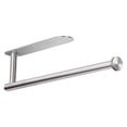 thumbnail image 1 of Paper Towel Holder – Self-Adhesive or Drill-Mounted, Wall Mounted or Under Cabinet, Perfect for Kitchen Organization and Storage, Silver, 1 of 7