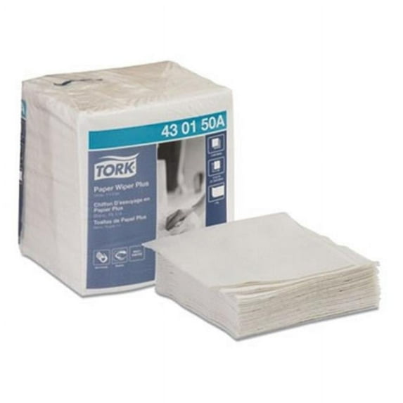 Tork 12.5 x 13 in. Paper Wiper Plus, White