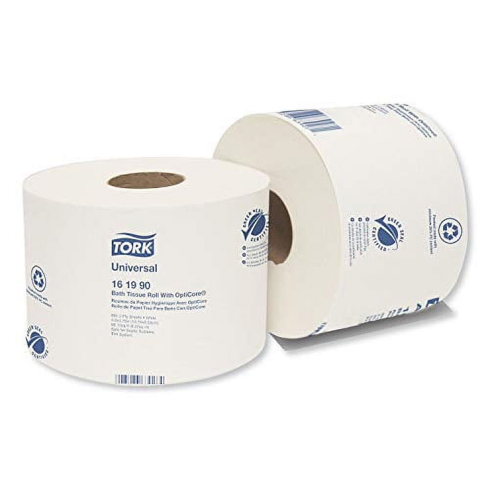 Tork 161990 Standard Opticore Toilet Paper Rolls, 2-Ply