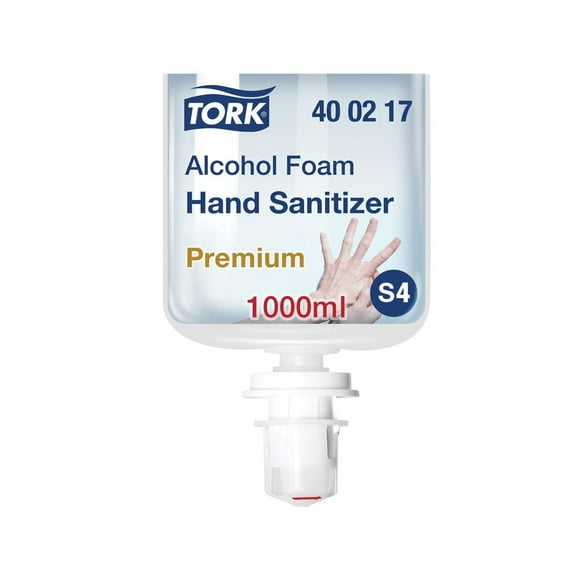 Tork 400217 1L Bottle Unscented Premium Alcohol Foam Hand Sanitizer (6/carton)