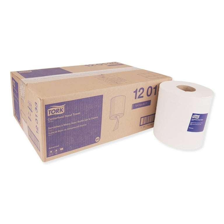 Advanced Centerfeed Hand Towel, 1-Ply, 8.25 x 11.8, White, 1,000/Roll, 6/Carton Advanced Centerfeed Hand Towel, 1-Ply, 8.25 x 11.8, White, 1,000/Roll, 6/Carton