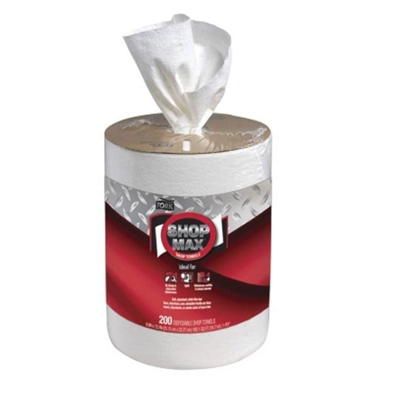 Essity Advanced ShopMax Wiper 450 9.9 x 13.1 White 200/Roll 2 Rolls/Carton 450138