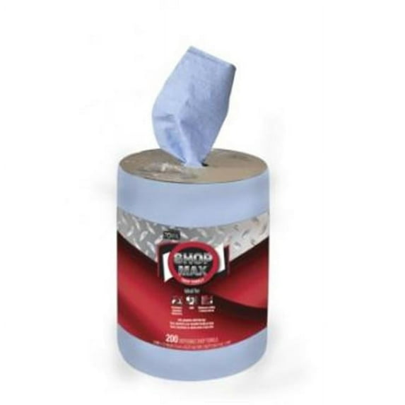 Tork Auto Wipes - SCA Tissue N Amer TW450338 Shopmax Refill - Blue - Case of 2