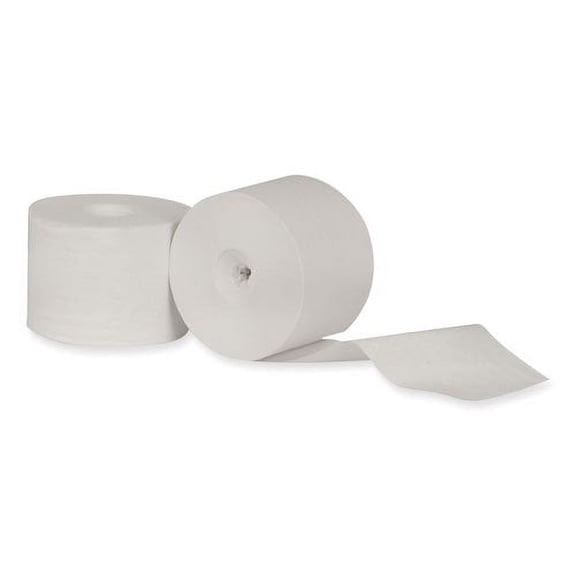 United Stationers Supply B3179762 Tork Coreless High Capacity 2-Ply Bath Tissue, White - 4 x 3.687 in. - 750 Sheets per Roll - 12 Rolls