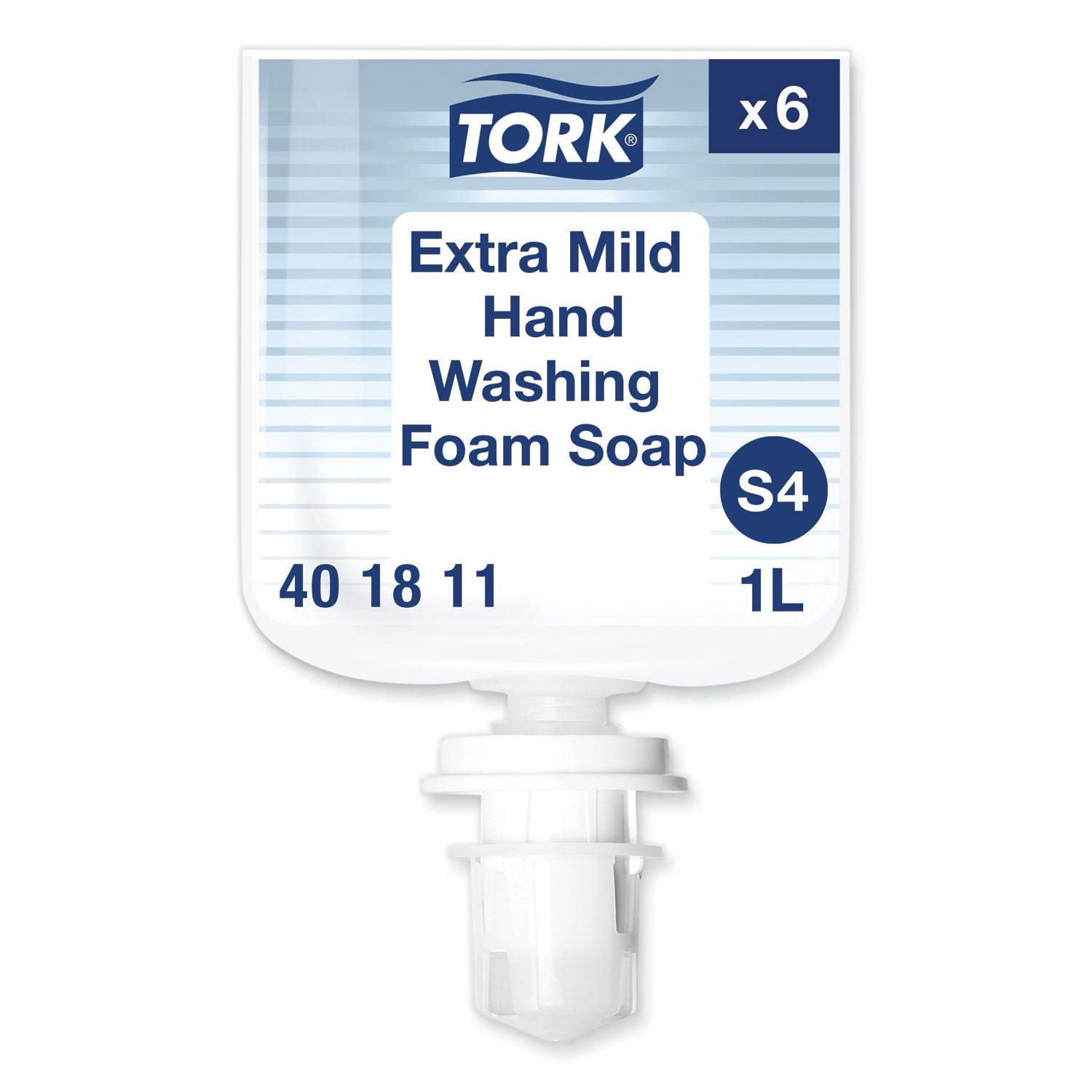 Extra Mild Foam Soap, Unscented, 1 L Refill, 6/Carton Extra Mild Foam Soap, Unscented, 1 L Refill, 6/Carton