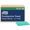thumbnail image 1 of Tork Foodservice Cleaning Towels Green/White Self Dispensing, 1 of 4