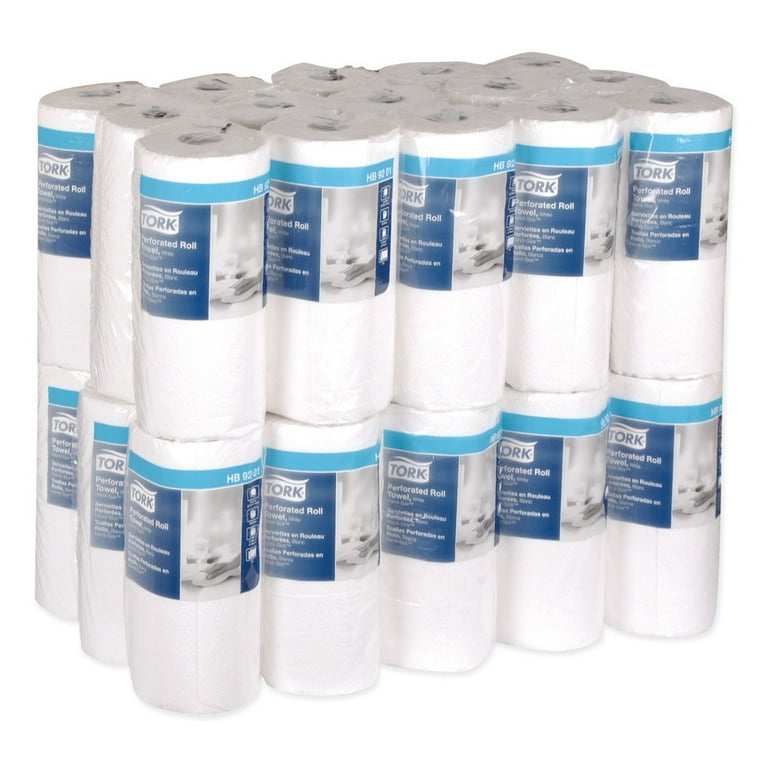 Handi-Size Perforated Kitchen Roll Towel, 2-Ply, 11 x 6.75, White, 120/Roll, 30/Carton Handi-Size Perforated Kitchen Roll Towel, 2-Ply, 11 x 6.75, White, 120/Roll, 30/Carton