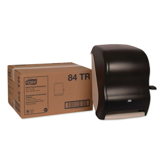 Tork Hand Towel Roll Dispenser, 12.94" x 9.25" x 15.5", Smoke -TRK84TR