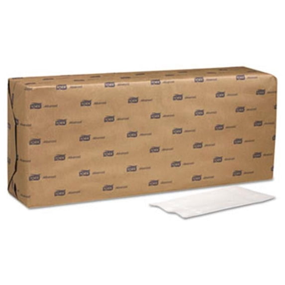 SCA TISSUE Advanced Soft Dinner Napkins, 2-Ply, 15x16 1/4, 1/8 Fold,Bag-Pac,White, 3000/Ct NP310A