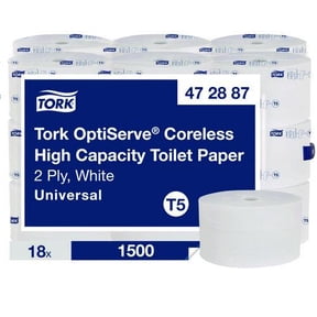 2-Ply OptiServe High-Capacity Coreless Toilet Paper - White (18/Carton)
