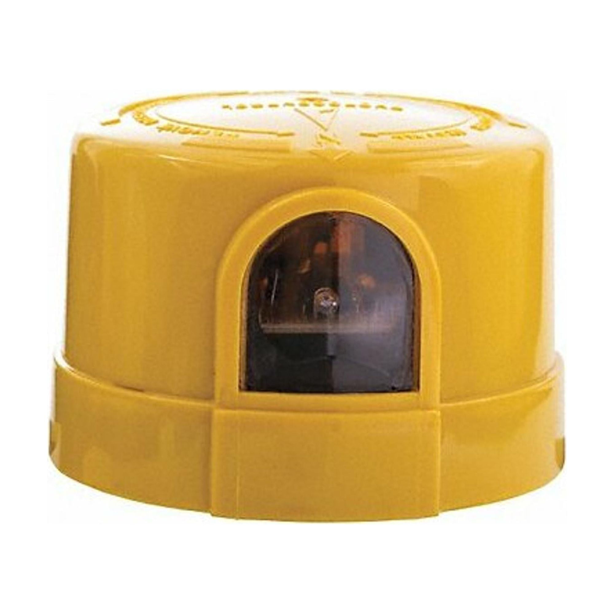 Yellow Polycarbonate Turn-Lock Outdoor Photocontrol