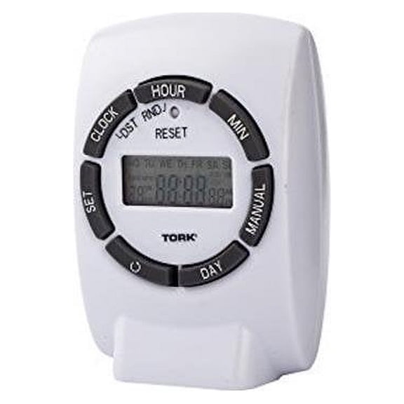 TORK 15-Amp 7-Day Programmable Digital Polarized Timer