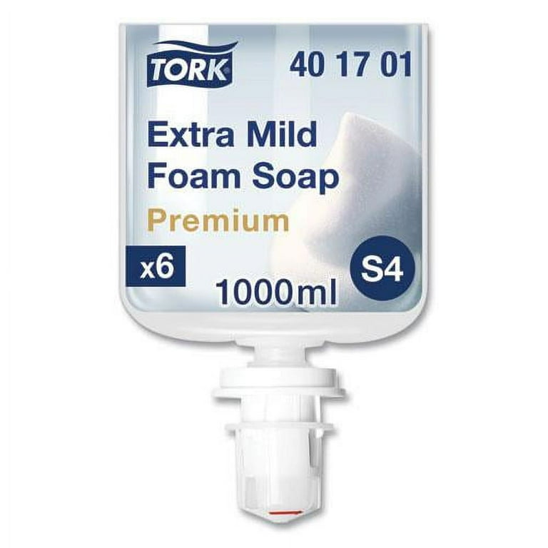 Extra Mild Foam Soap, Unscented, 1 L Refill, 6/Carton Extra Mild Foam Soap, Unscented, 1 L Refill, 6/Carton