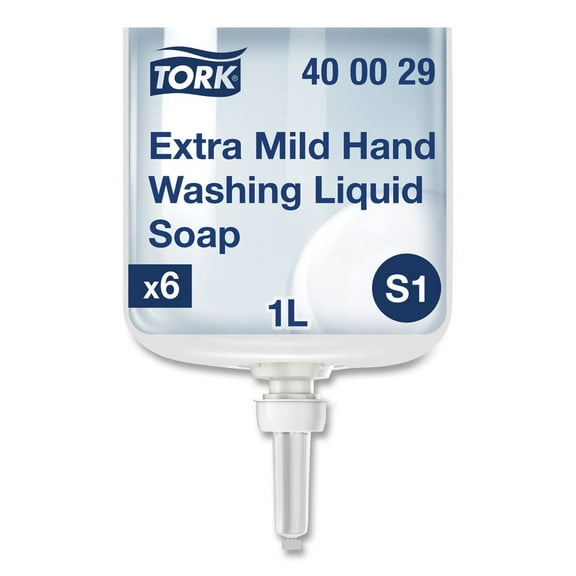 Tork 400029 1L Refill Unscented Premium Extra Mild Soap (6/Carton)