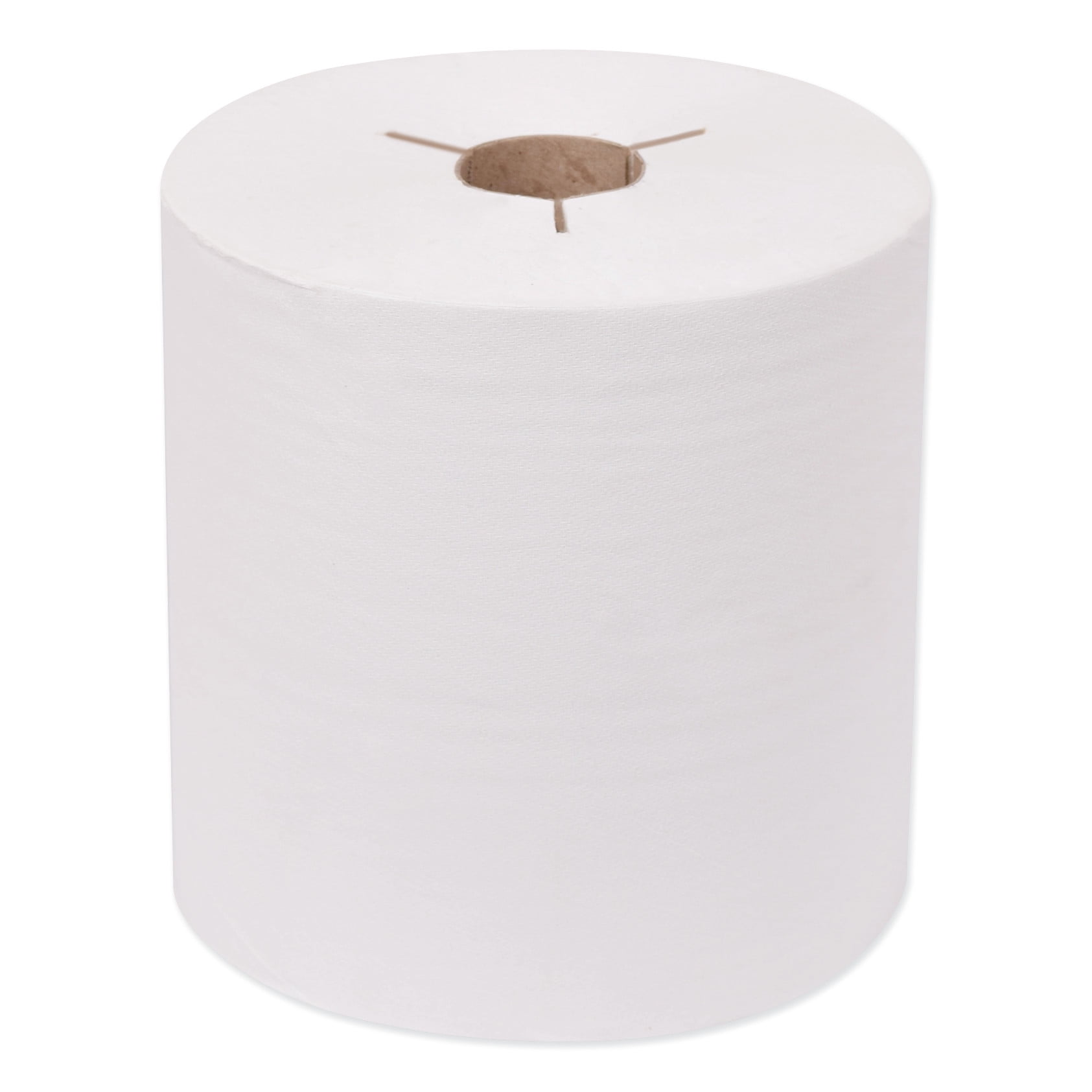 Tork Universal Hand Towel Roll Wipes Notched, 7.5" x 630 ft, White, 6 Rolls/Carton