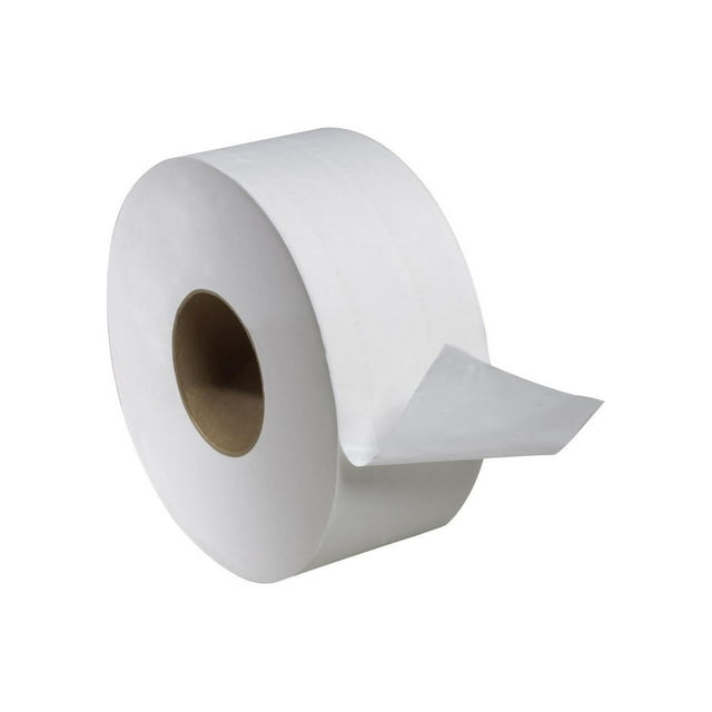 Tork Universal Jumbo Toilet Paper, Septic Safe, 2Ply, White, 3.48" x