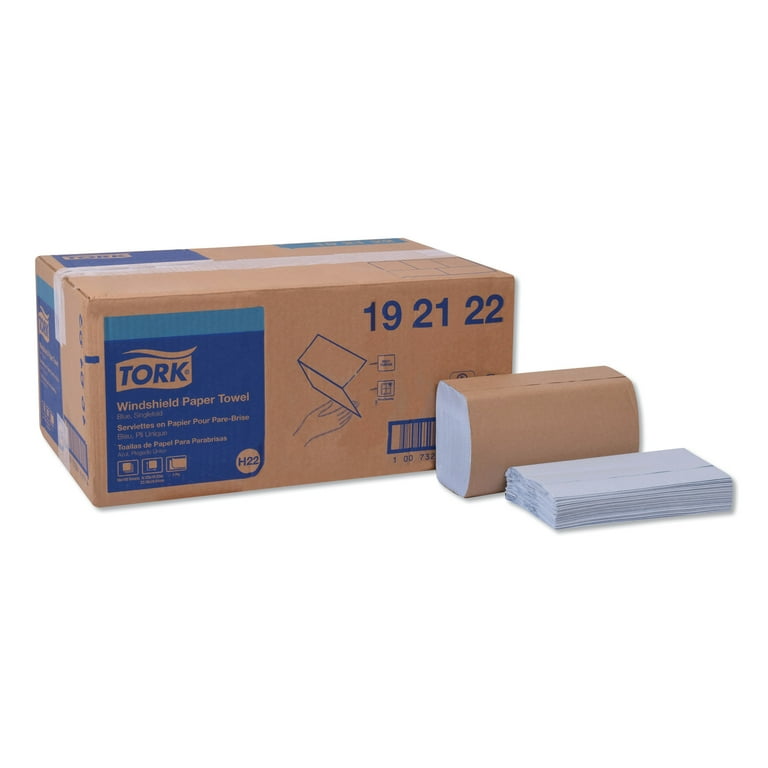 Windshield Towel, One-Ply, 9.13 x 10.25, Blue, 250/Pack, 9 Pack/Carton Windshield Towel, One-Ply, 9.13 x 10.25, Blue, 250/Pack, 9 Pack/Carton