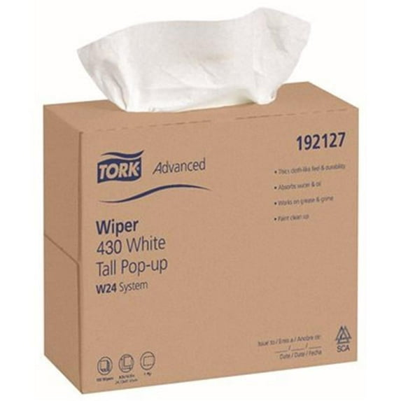 Tork Wiper Paper 1 Ply Plus - White