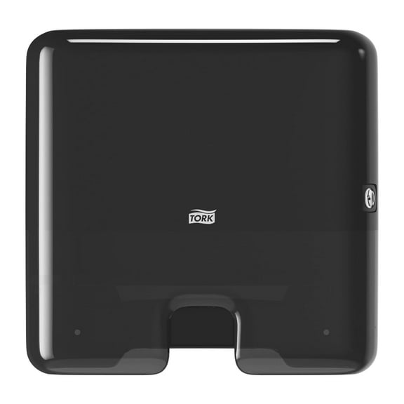 Tork Xpress Mini Multifold Hand Towel Dispenser, 553128, Black H2 Elevation Range, One-at-a-Time Dispensing | 1/Each