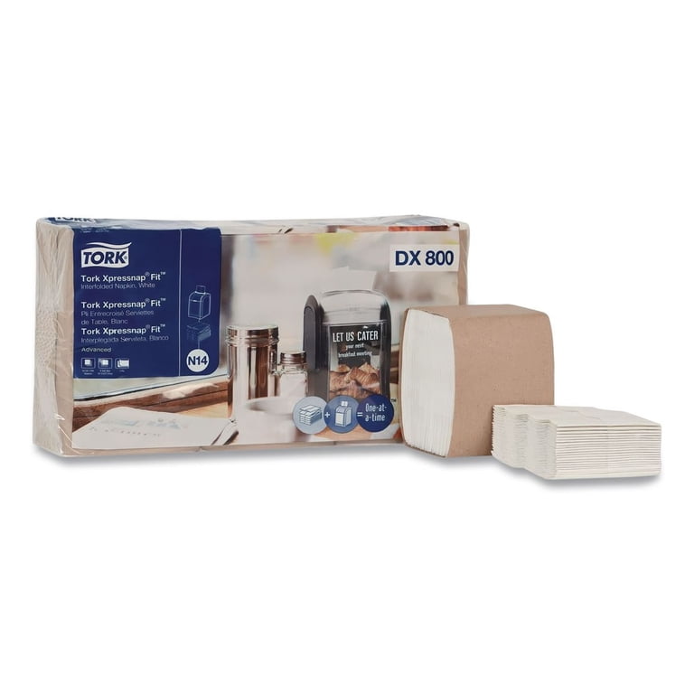 Tork Xpressnap® Premium, servet, 21.3x33 cm, 2-laags, N4, wit, 15840