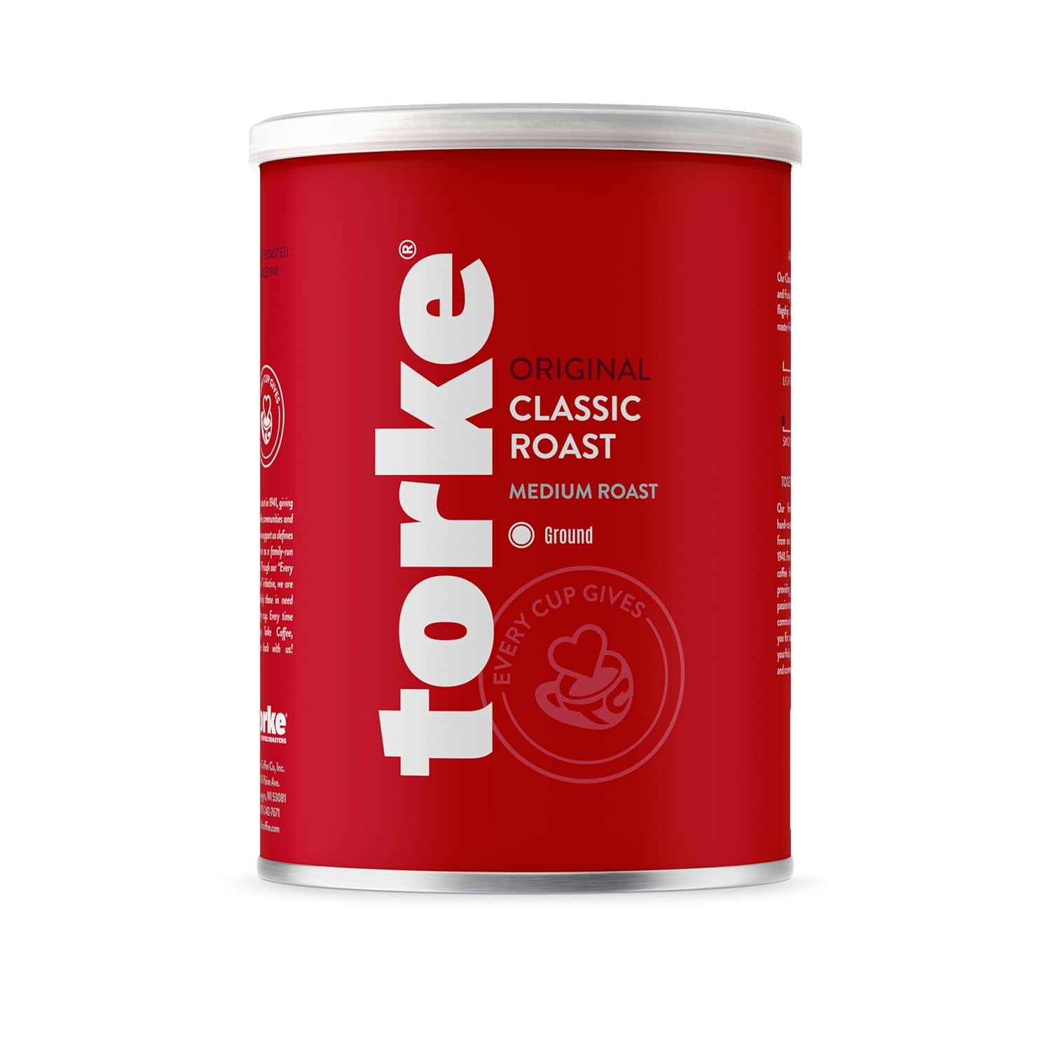 Torke Classic Ground Coffee, 26 oz – Premium Roast + FREE Chocolate Cookie 2-Pack (Grandma's Cookies) | A Perfectly Paired Coffee Experience – Bundled by SUPERDEALS