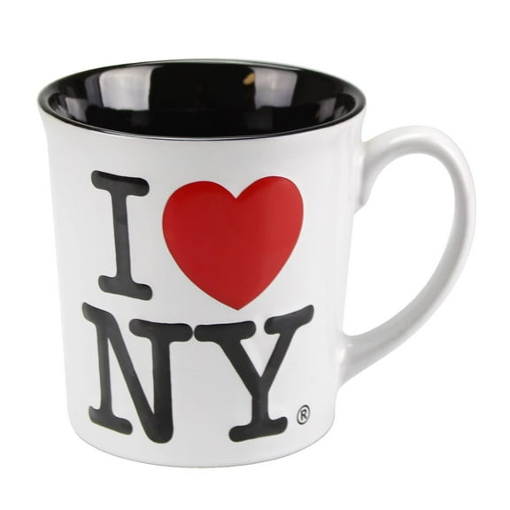 Torkia - I Love NY 3D Jumbo Ceramic Mugs - 12oz White