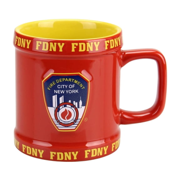 Torkia - Official Licensed FDNY 3D Ceramic Coffee Mug - 11oz.