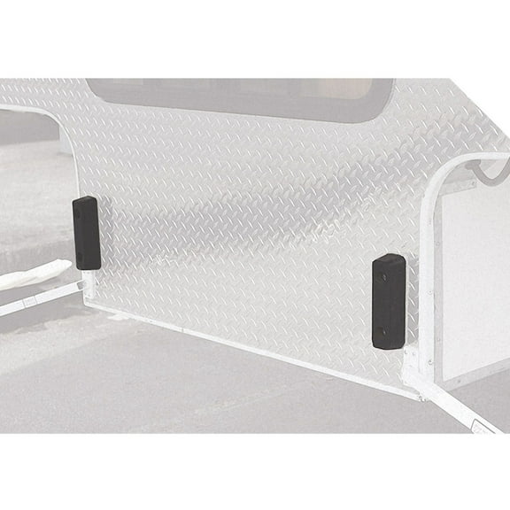 Torklift A7001 Universal Camper Rubber Bumper Kit w/ Fasteners, Black