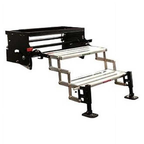 Torklift A8102 - GlowStep Revolution 25.5"W x 8"D x 7.5"R Aluminum Silver 2 Entry Steps