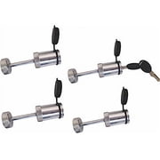 Torklift International S9500 Camper Tiedowns Accessory, Locks For Fastgun Turnbuckle, Keyed Alike; مجموعة من 4