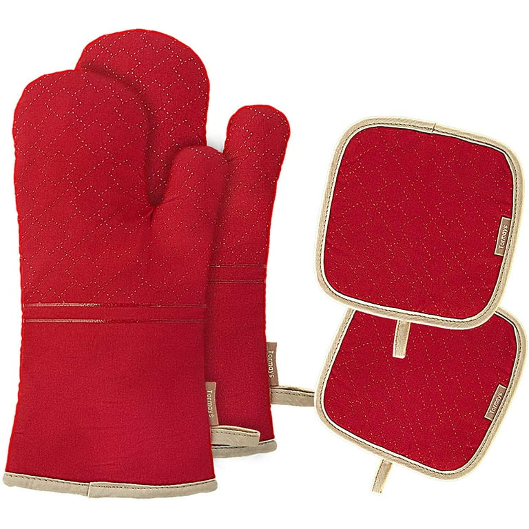https://i5.walmartimages.com/seo/Tormays-4Pcs-Oven-Mitts-and-Pot-Holders-Set-572F-Heat-Resistant-Oven-Glove-Soft-Cotton-Lining-with-Non-Slip-Surface-for-Kitchen-Baking-BBQ-Red_ddcfa229-9d32-43a1-ac5d-da246f6ac97f.eebfaabdd0a36633cca5f74d69ac3f7e.jpeg?odnHeight=768&odnWidth=768&odnBg=FFFFFF