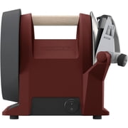 Tormek T-1 Kitchen Knife Sharpener, Home Use Electric Knife Sharpening System, Professional Edge Sharpening Tool, Swedish Red US Version, English