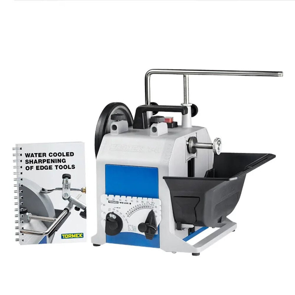 Tormek T-8 Manual Pencil Sharpeners, WM-200 Angle Master, and ATW-250T8 Water Trough, Multicolour