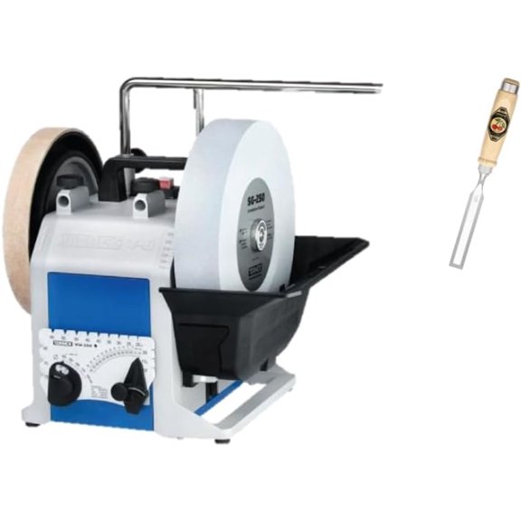 Tormek T-8 Original + Kirschen Chisel Water Cooled Sharpening System for Edge Tools US Version English Handbook