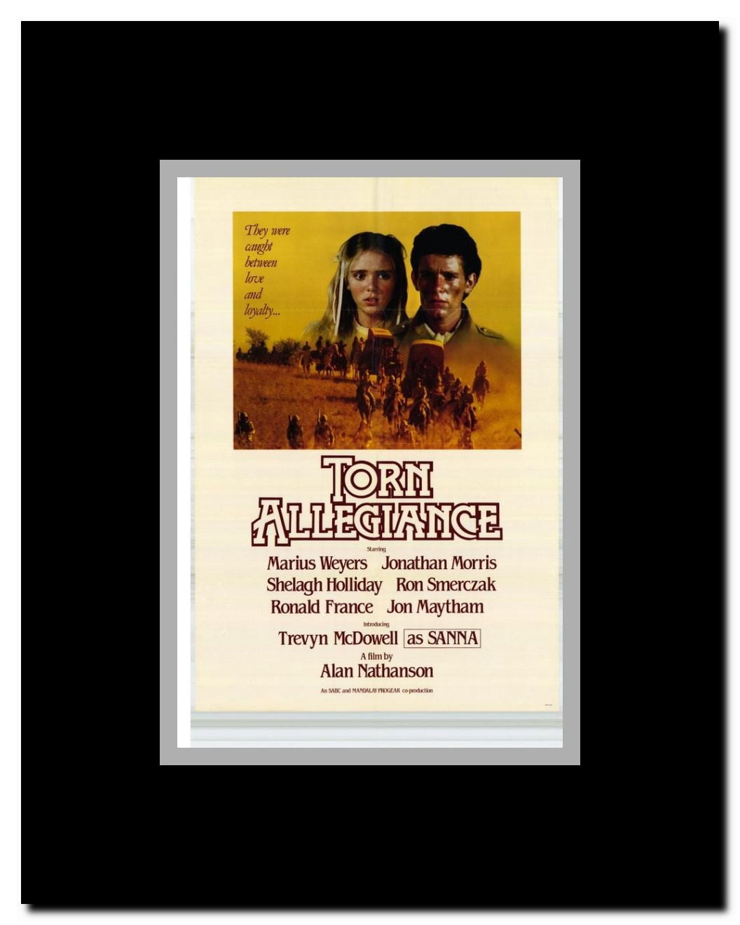 Torn Allegiance Framed Movie Poster