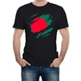 thumbnail image 1 of Torn Bangladesh Flag Men's Graphic T-Shirt | Bangladeshi National Pride Tee, 1 of 2