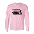 thumbnail image 1 of Torn Between Looking Like A Snack Adult Long Sleeve T-shirt, 1 of 3