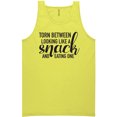 thumbnail image 1 of Torn Between Looking Like A Snack Neon Tank Top, 1 of 1