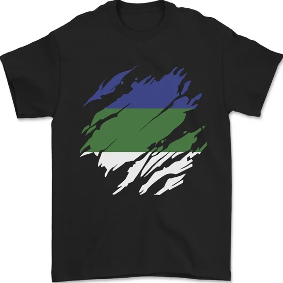 Torn Flag Komi Mens T-Shirt