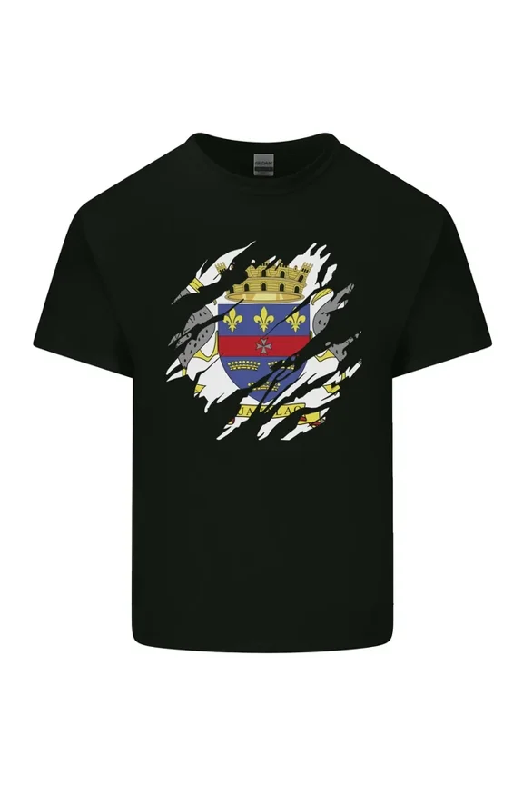 Torn Flag Saint Barthelemy T-Shirt