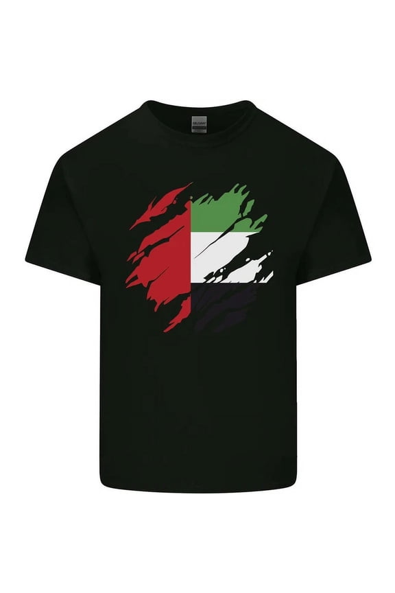 Torn Uae Flag Day Emirati Day Football T-Shirt, Unisex T-Shirt