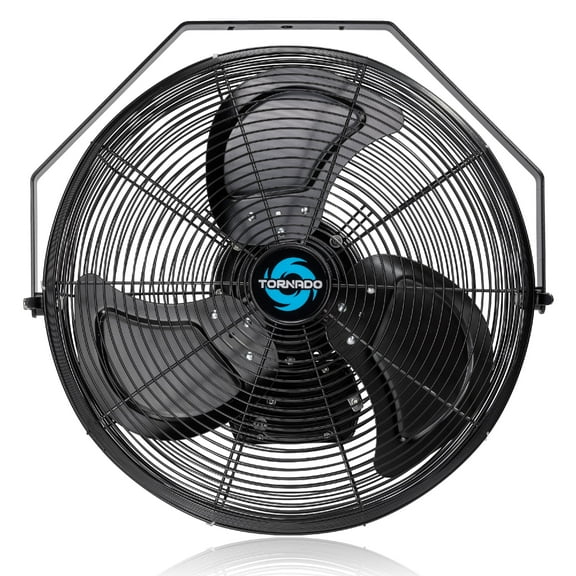 Tornado 18 Inch Wall Mount Fan Outdoor Wall Fan Water-Resistant High Velocity Fan - 4150 CFM - UL